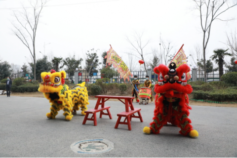 開工大吉 | 舞獅歡慶開門紅，中原工業設計城虎年再出發!